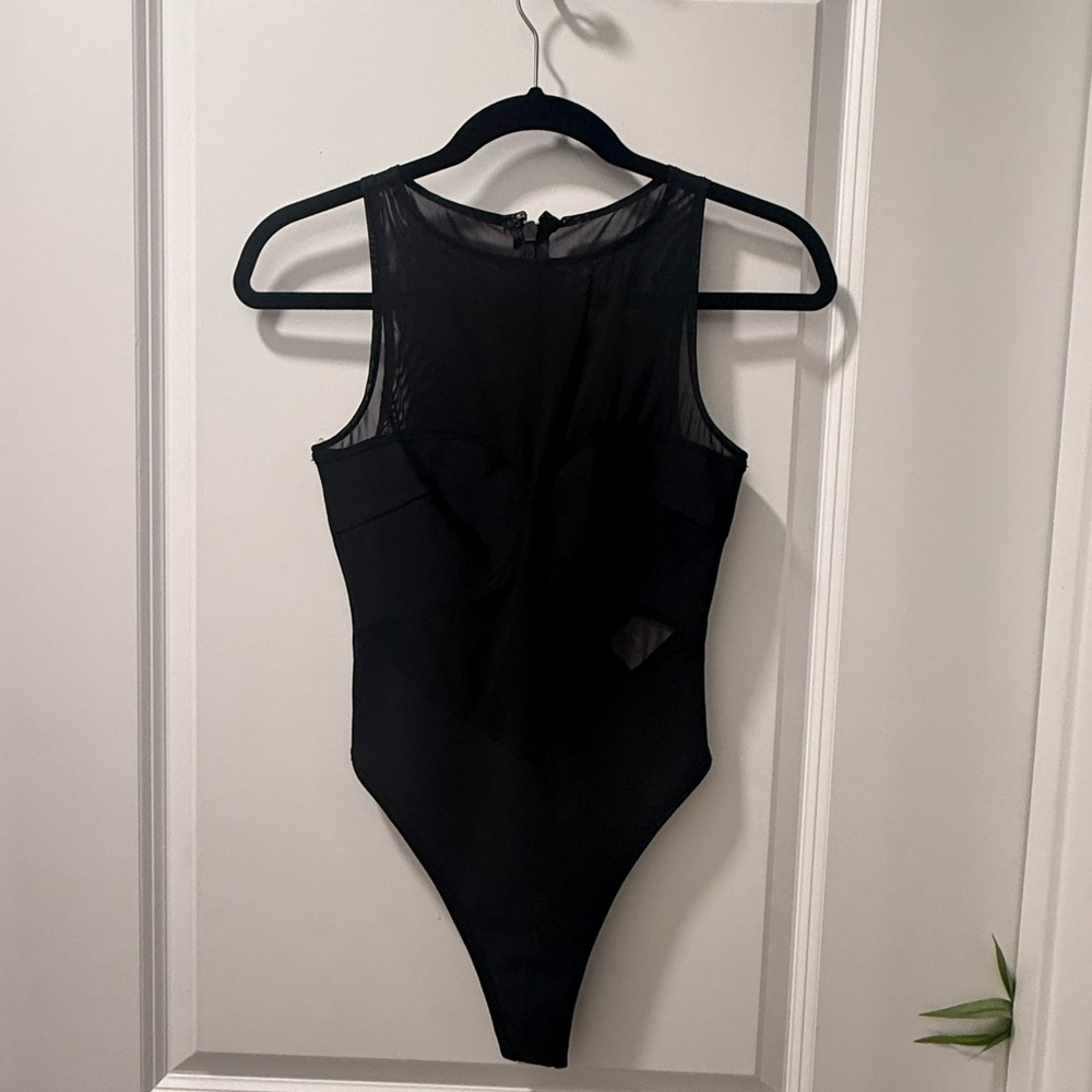 House of CB Black Sheer Top - Picture 2 of 4